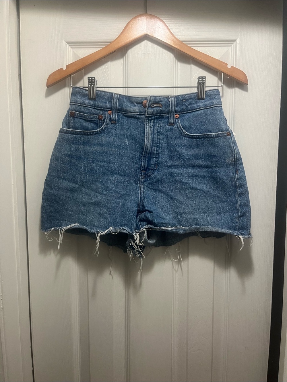 Madewell The Curvy Perfect Jean Shorts Size 25